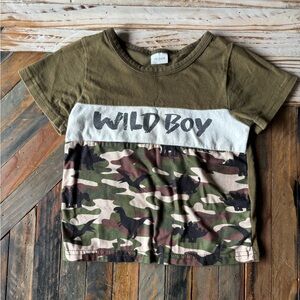 Dinosaur Camo Kids Army Shurt
